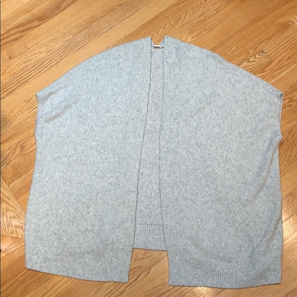 Gap Heather Gray Solid Open Cardigan - Picture 1 of 5